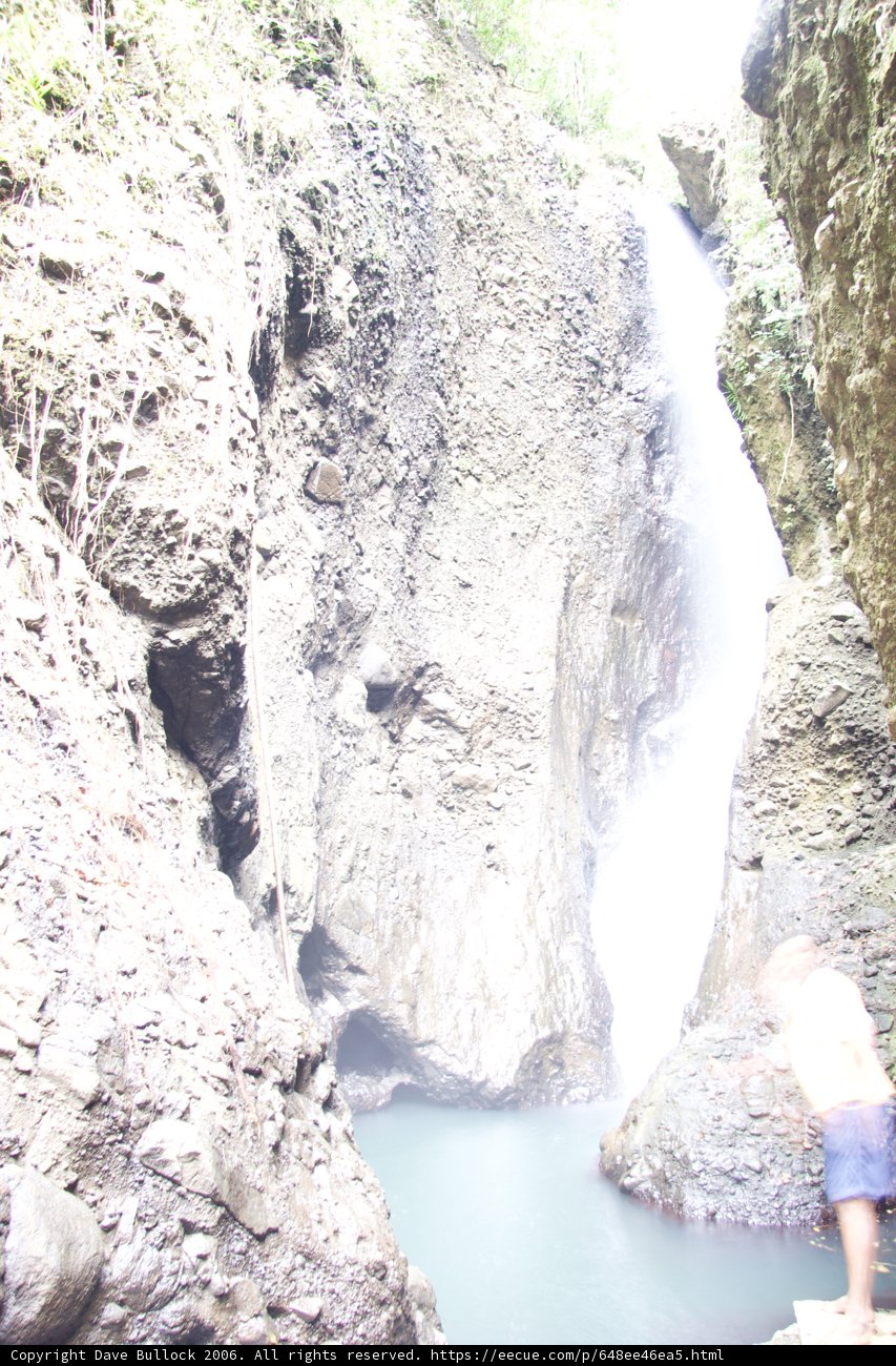 Majestic Waterfall at the Cliff