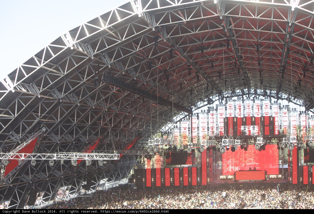 The Massive Stage and Thrilling Crowd at Coachella