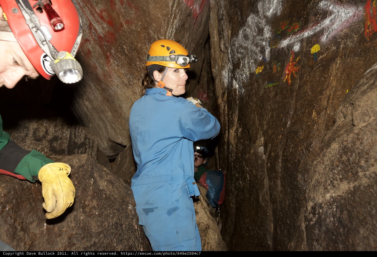Cavers Explore Painted Cave Passages Underground