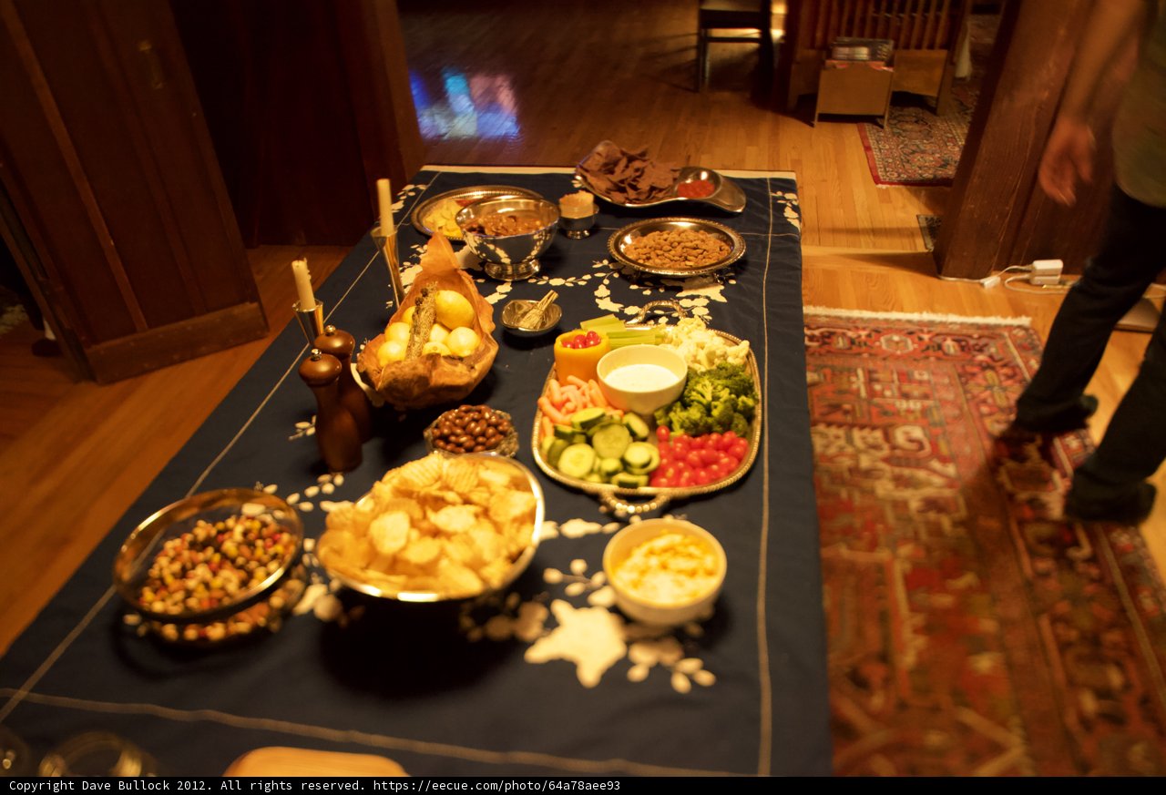 Delicious Spread at a Cozy Restaurant