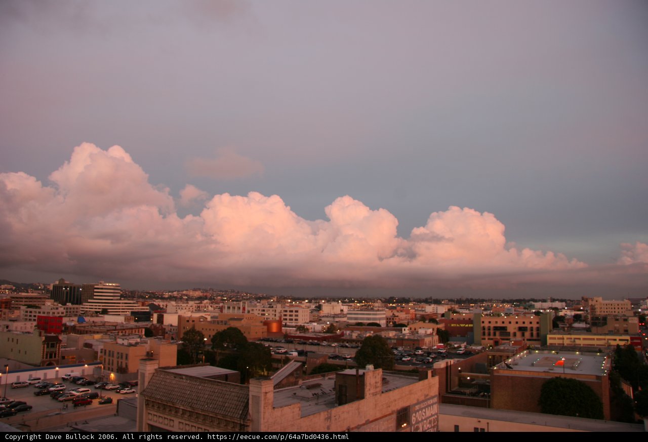 Urban Skyline at Sunset