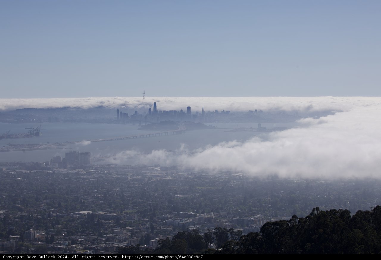 City Under the Clouds: A Spectacular Foggy Day View