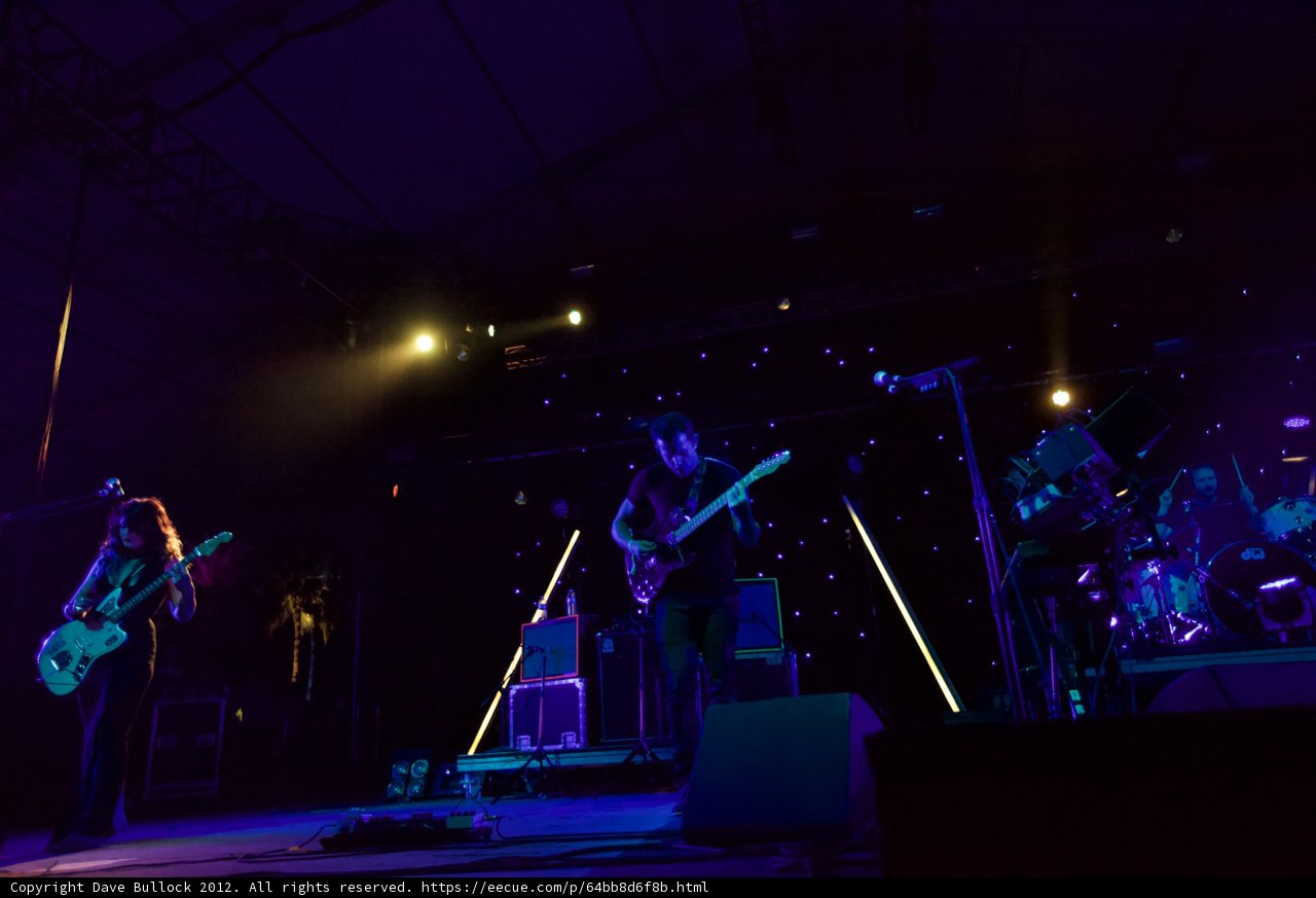 Rocking Out Under Purple Lights
