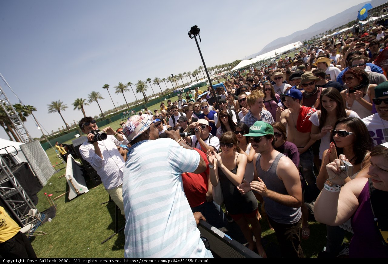 Hunter Pence performing at Coachella