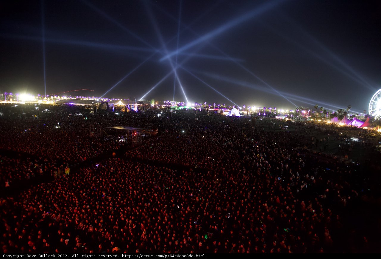 Lights and Loud Music at Coachella 2012.
