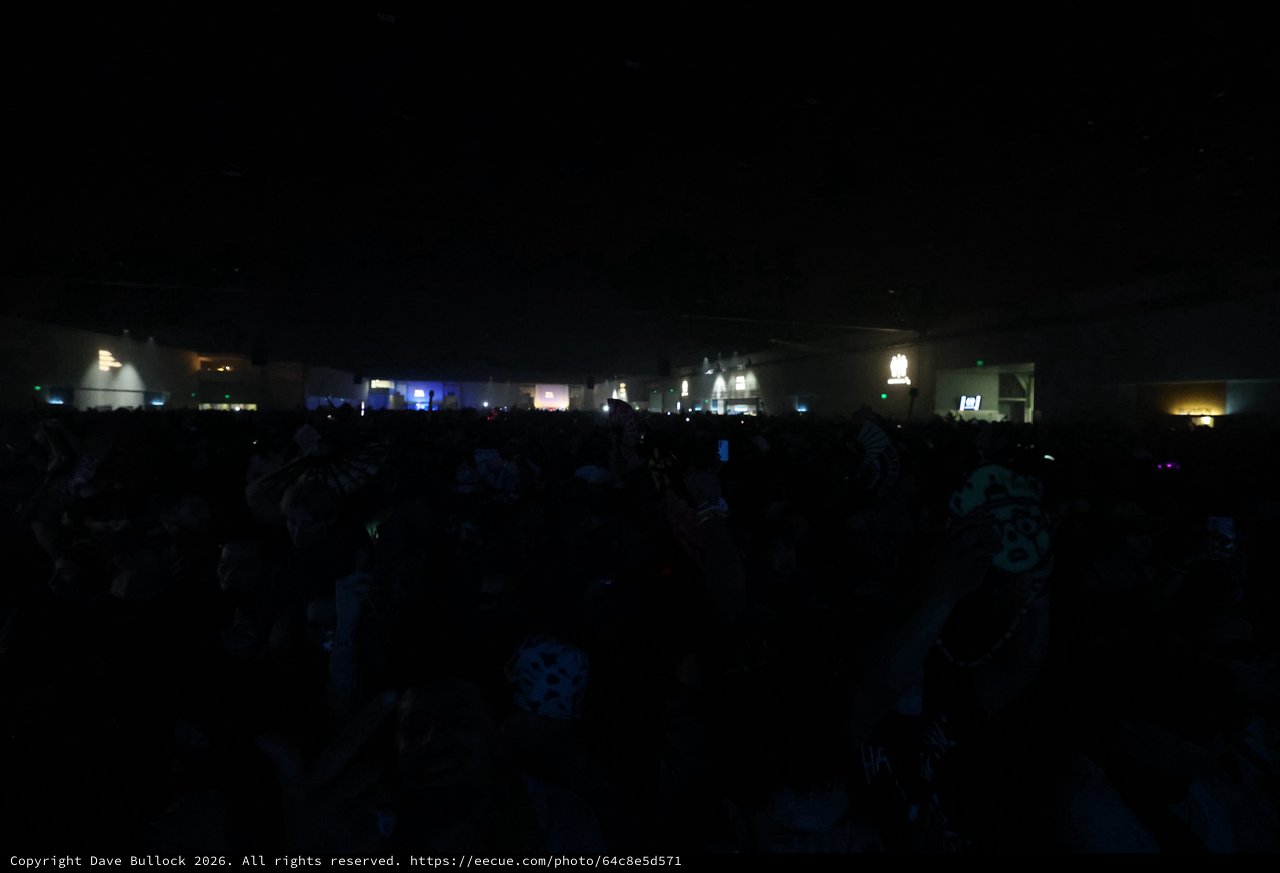 Massive Night Crowd at Wobbleland Festival 2026