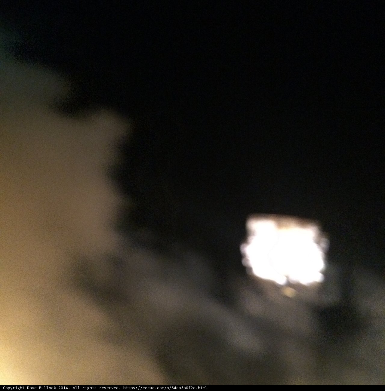 Unidentified Object Over Fort Marcy Ballpark