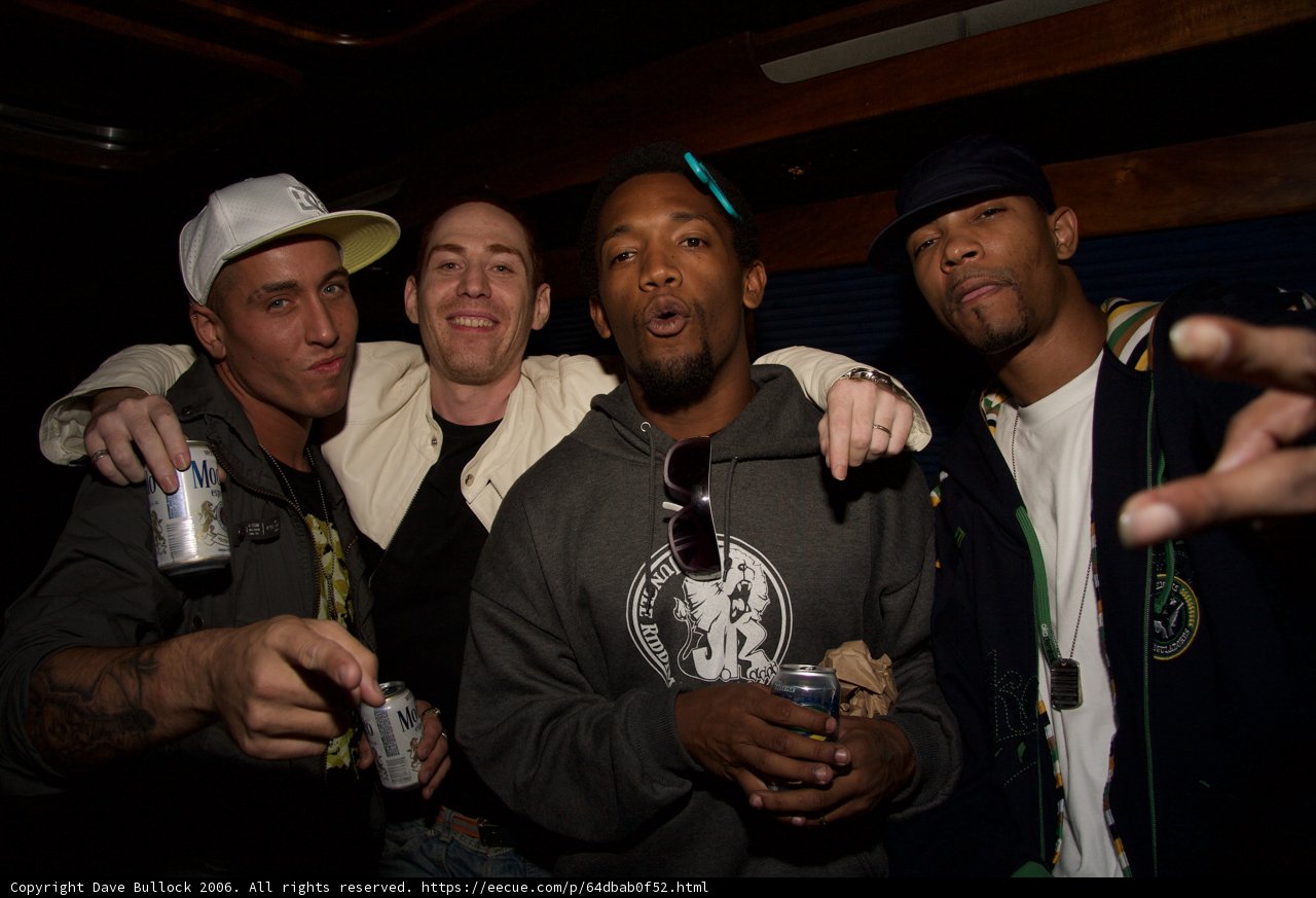 Four Friends Having Fun at a Party