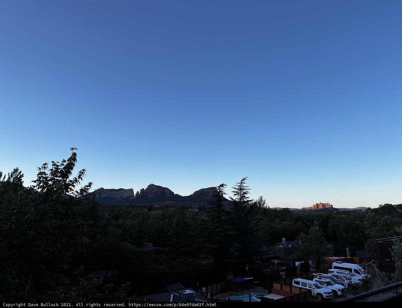 Majestic View of Mountain Range from Balcony in Sedona