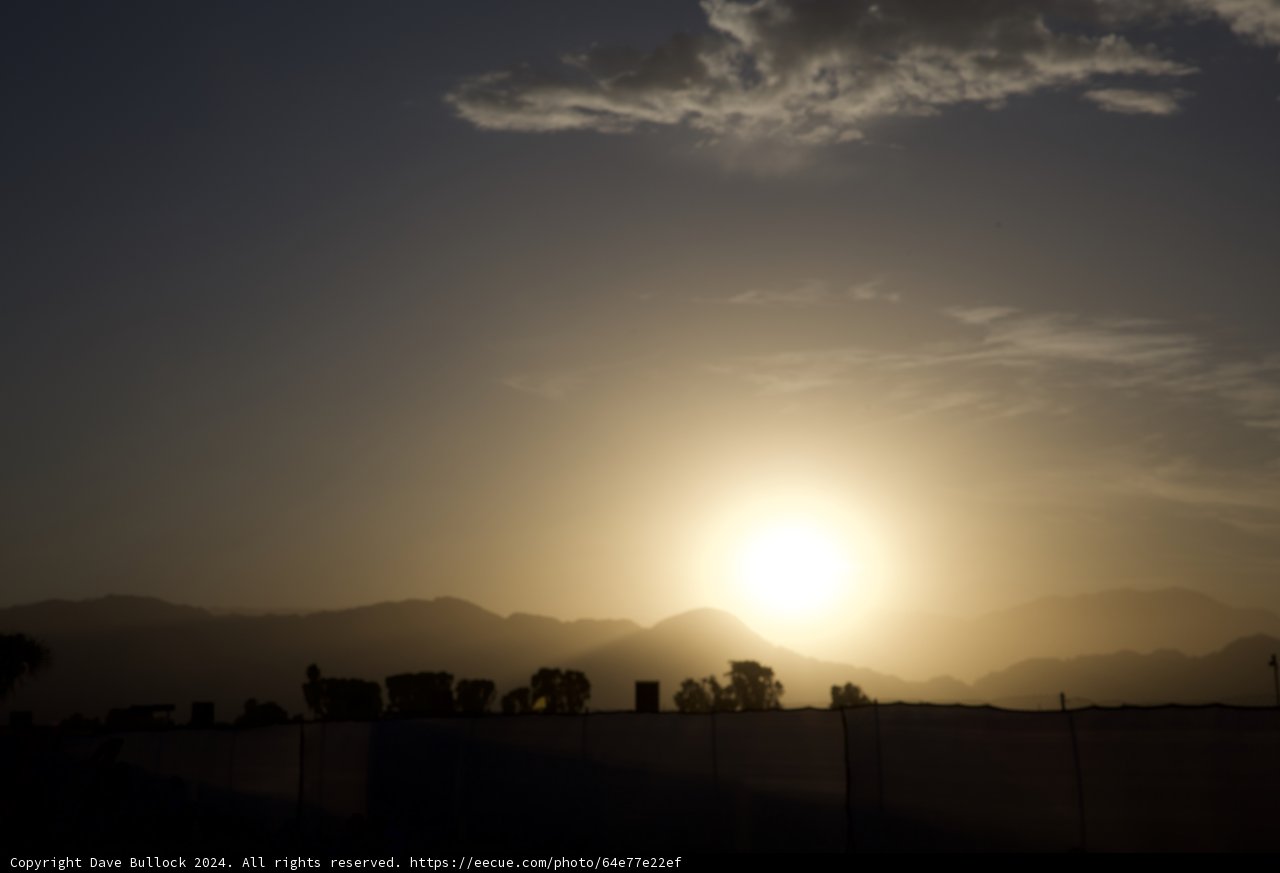 Golden Sunset at Coachella