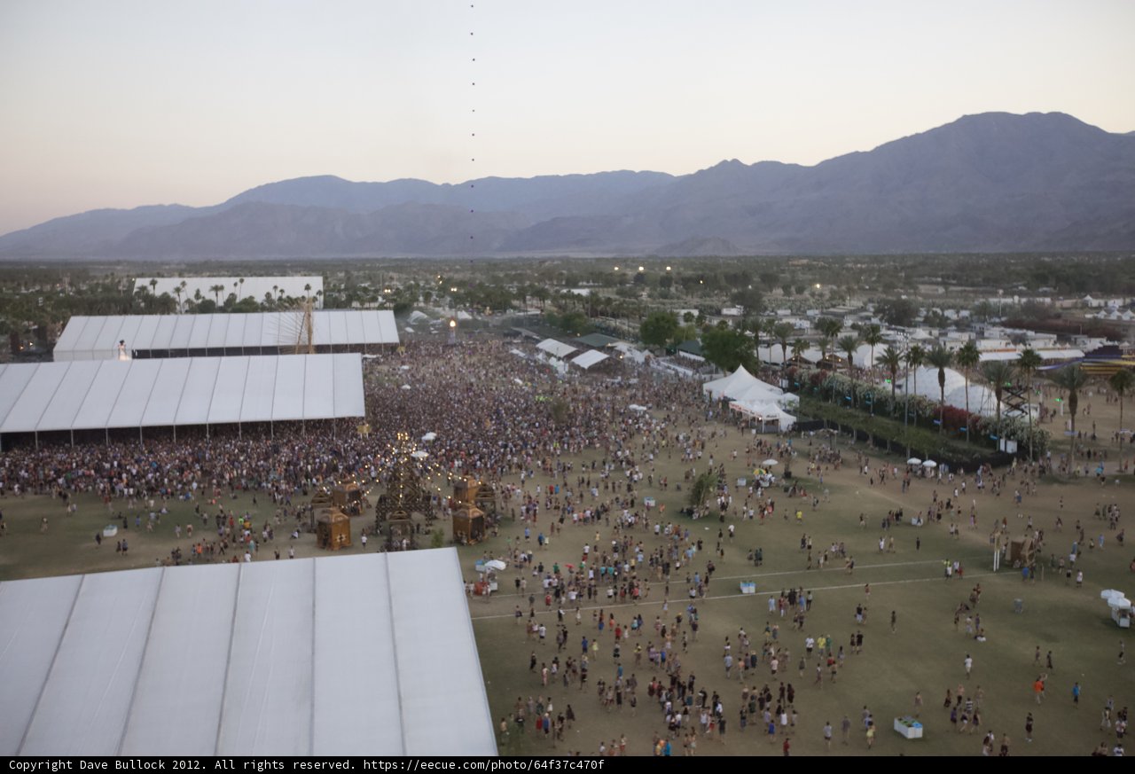 Coachella Concert Crowd