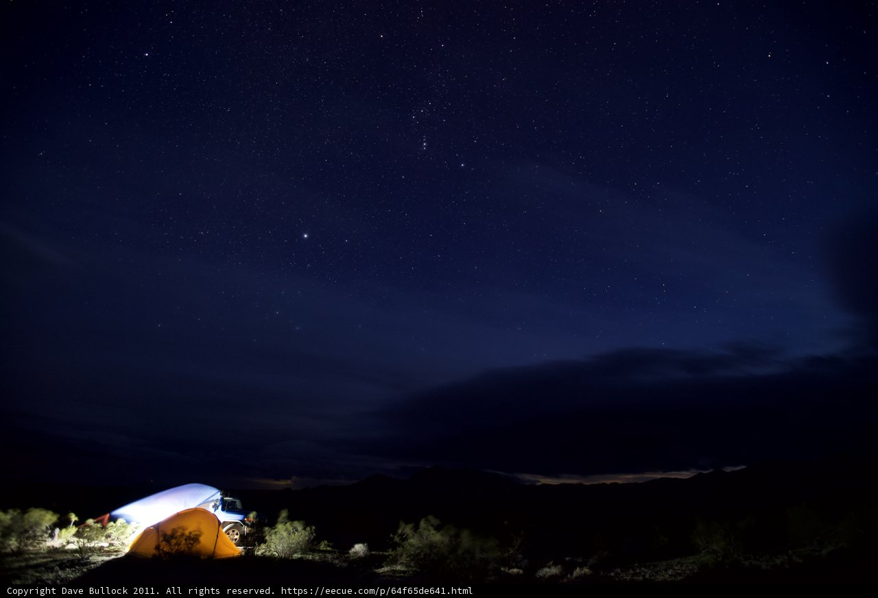 Under the Starry Night Sky