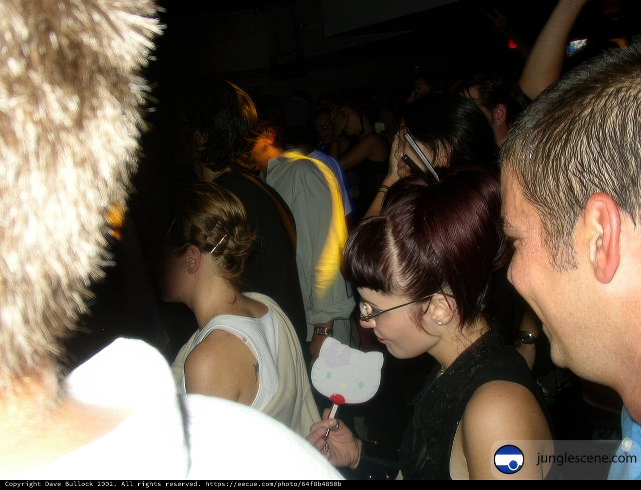 Nightclub Party with a Mysterious White Paper