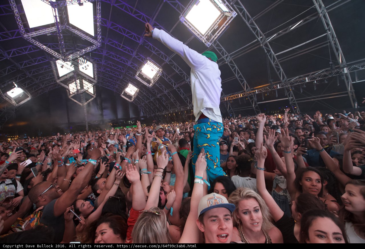 Crowd Surfing at Coachella