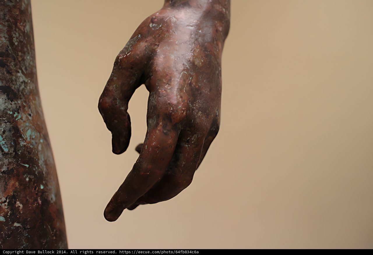 Bronze Hand with Finger