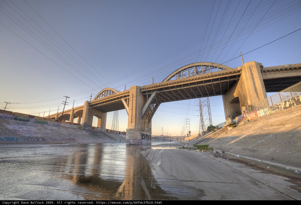 Overpass Over the Rushing River
