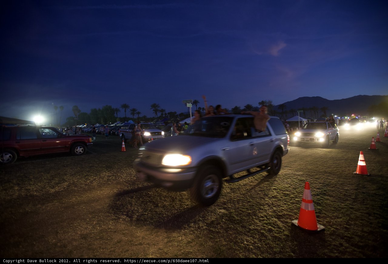 Night Drive at Coachella