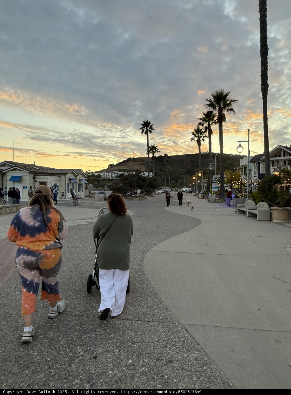 Strolling Through Sunset Splendor