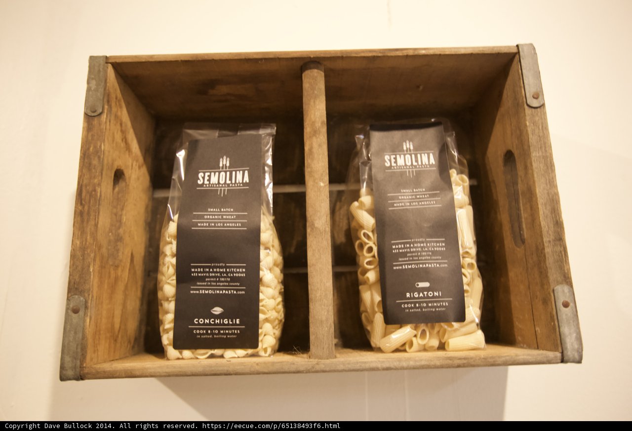 Pasta Boxes in Wooden Crate