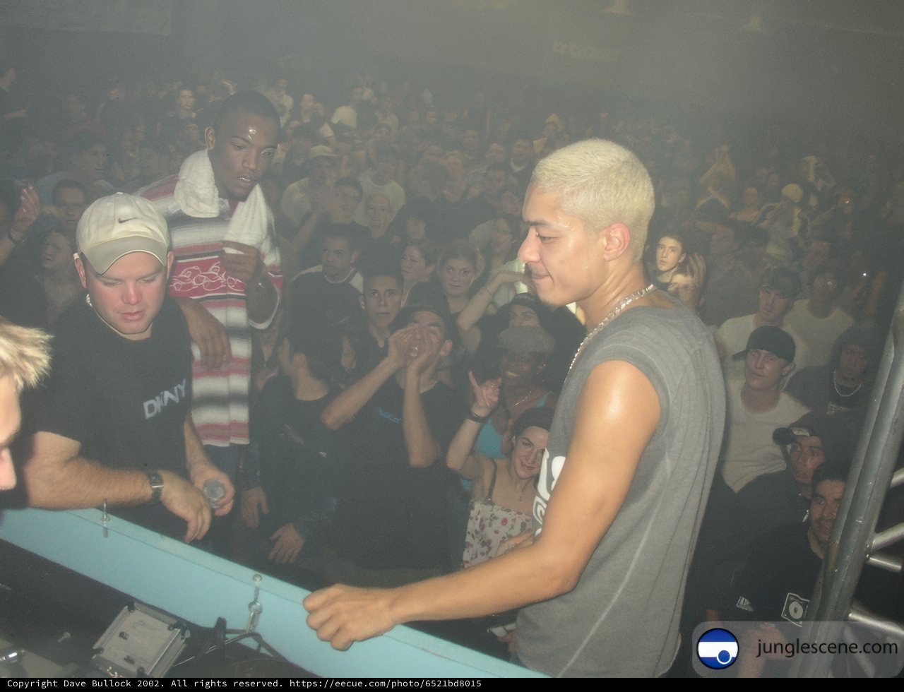Nightclub Deejay Entertains Crowd