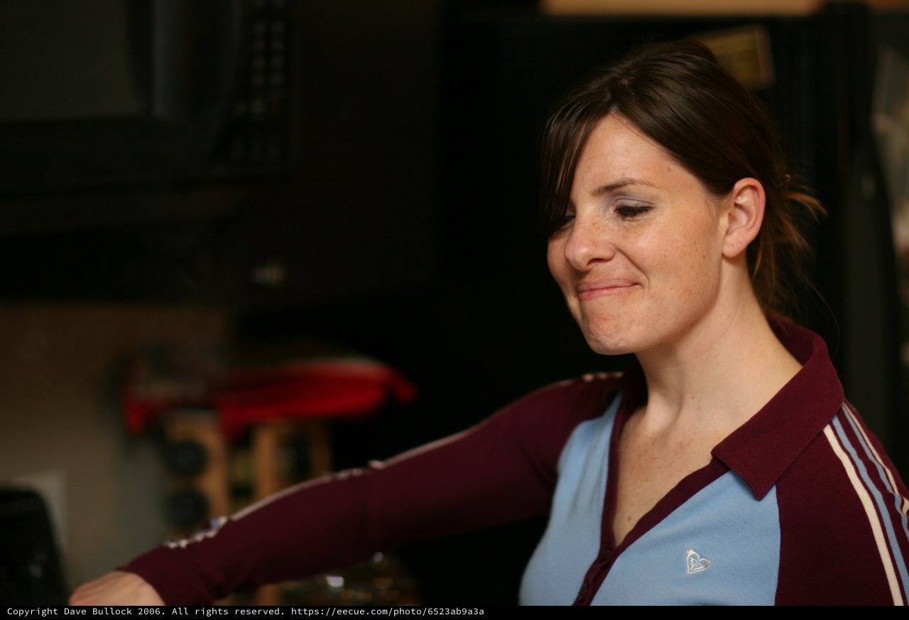 Candid Portrait of a Woman in Casual Setting