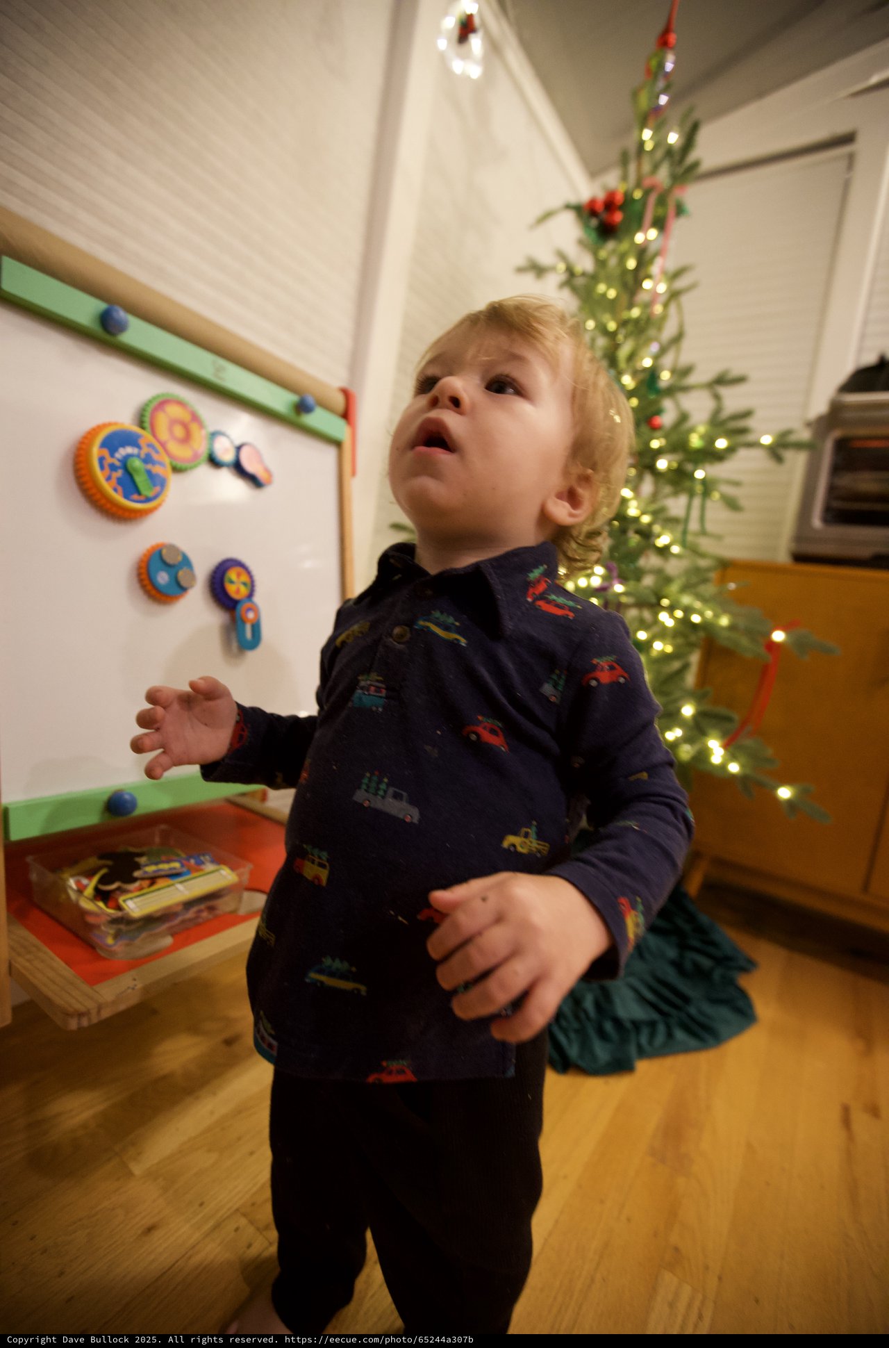 Toddler's Wonder on Christmas Morning 2025