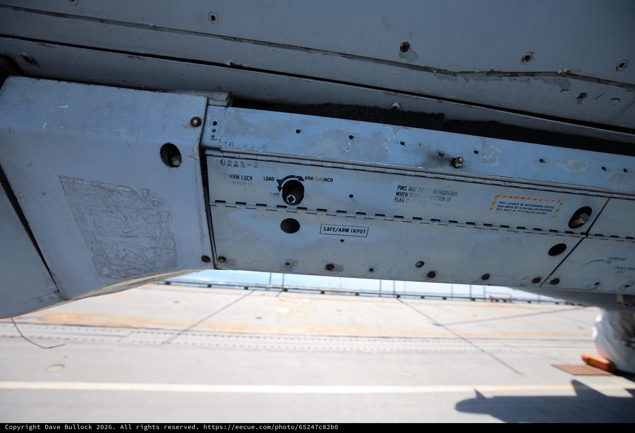 Weapon Arming Panel Inside Military Aircraft