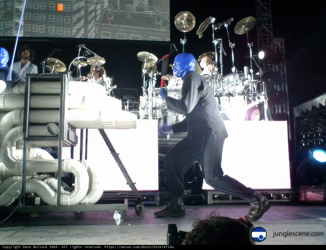 Blue Man Group Rocking the Stage at Coachella