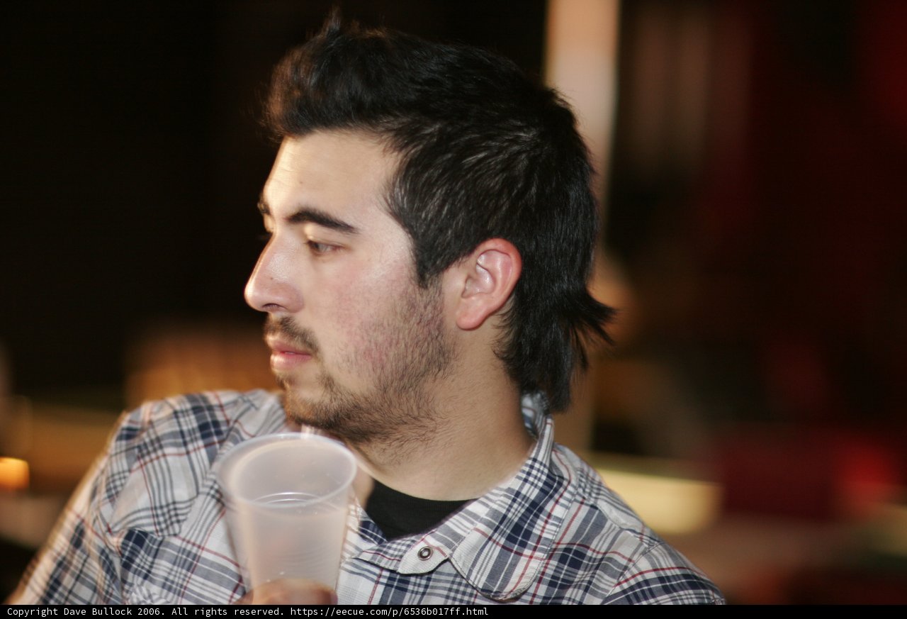 Enjoying a Drink