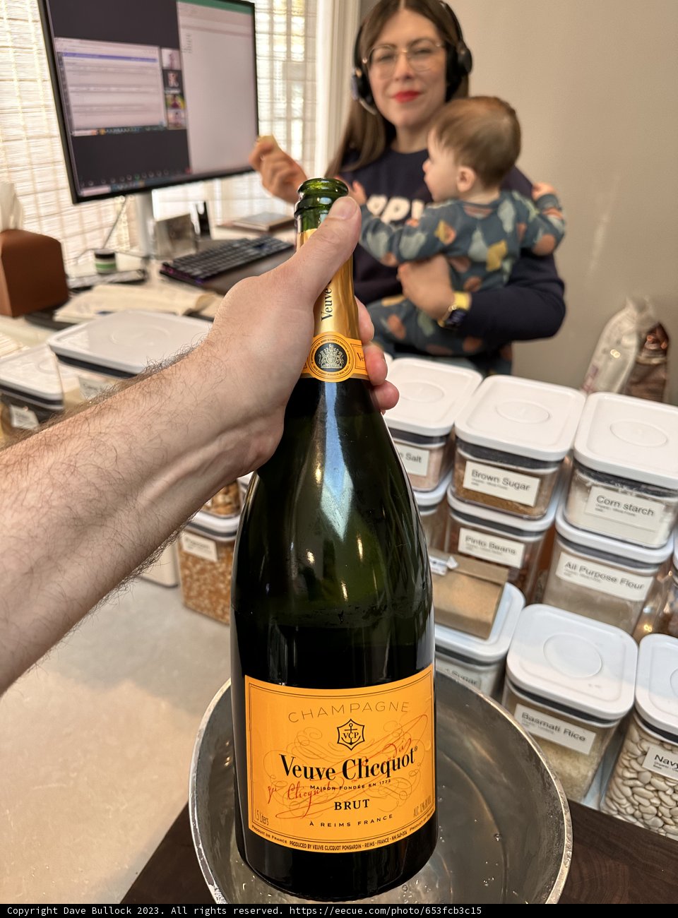 Celebrating with Champagne