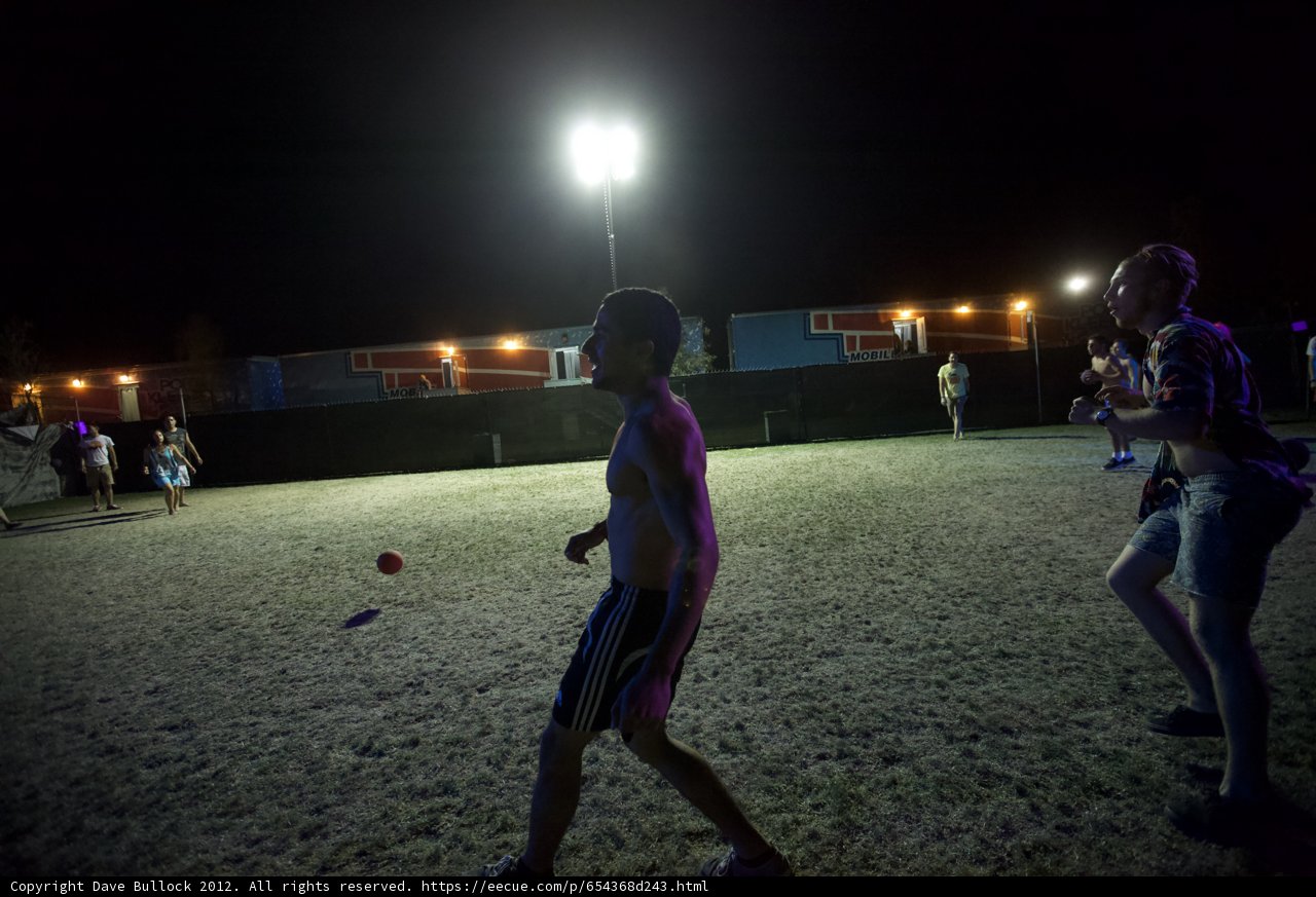 Midnight Soccer Game under the Stars