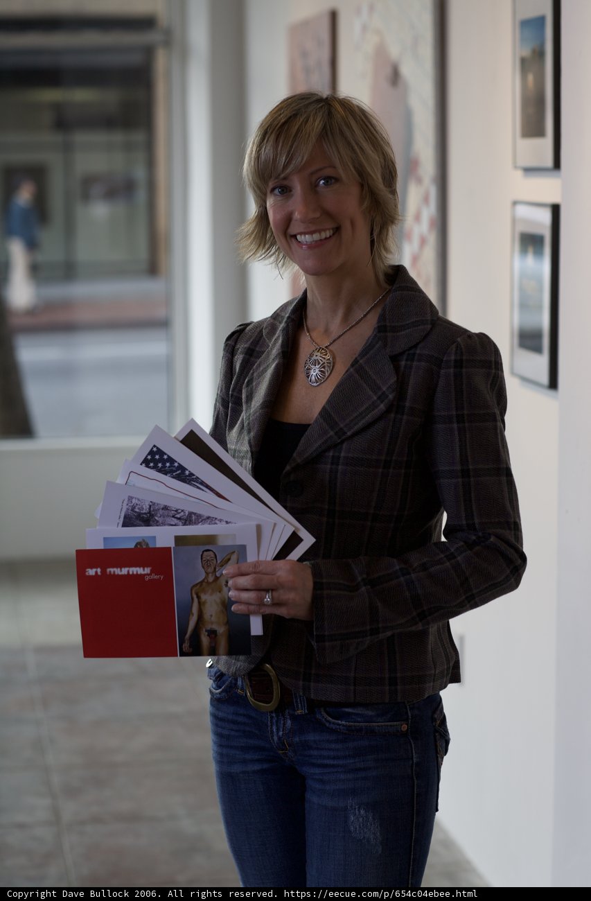Magazine Maven in Art Gallery