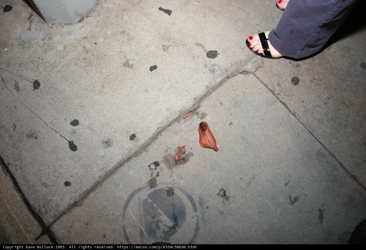 Footwear on the Walkway