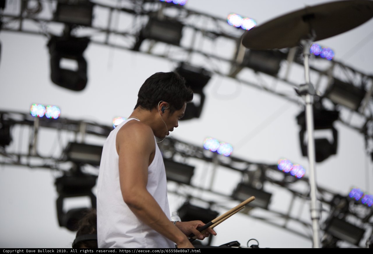 Drumming under the spotlight