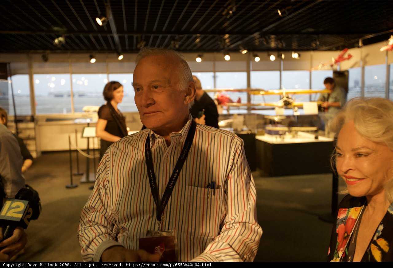 Interview with Buzz Aldrin at the Museum Restaurant