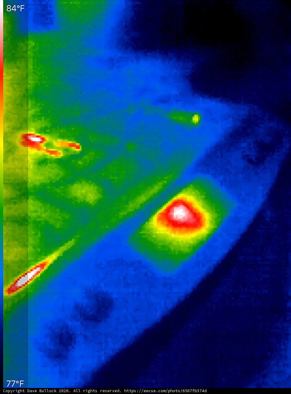Thermal Imaging Reveals Heat Signatures Indoors