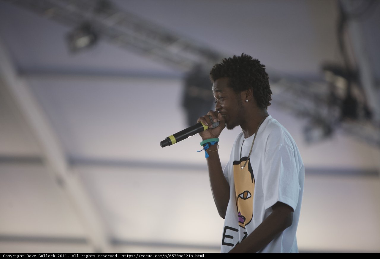 Mic in hand, the performer takes the stage
