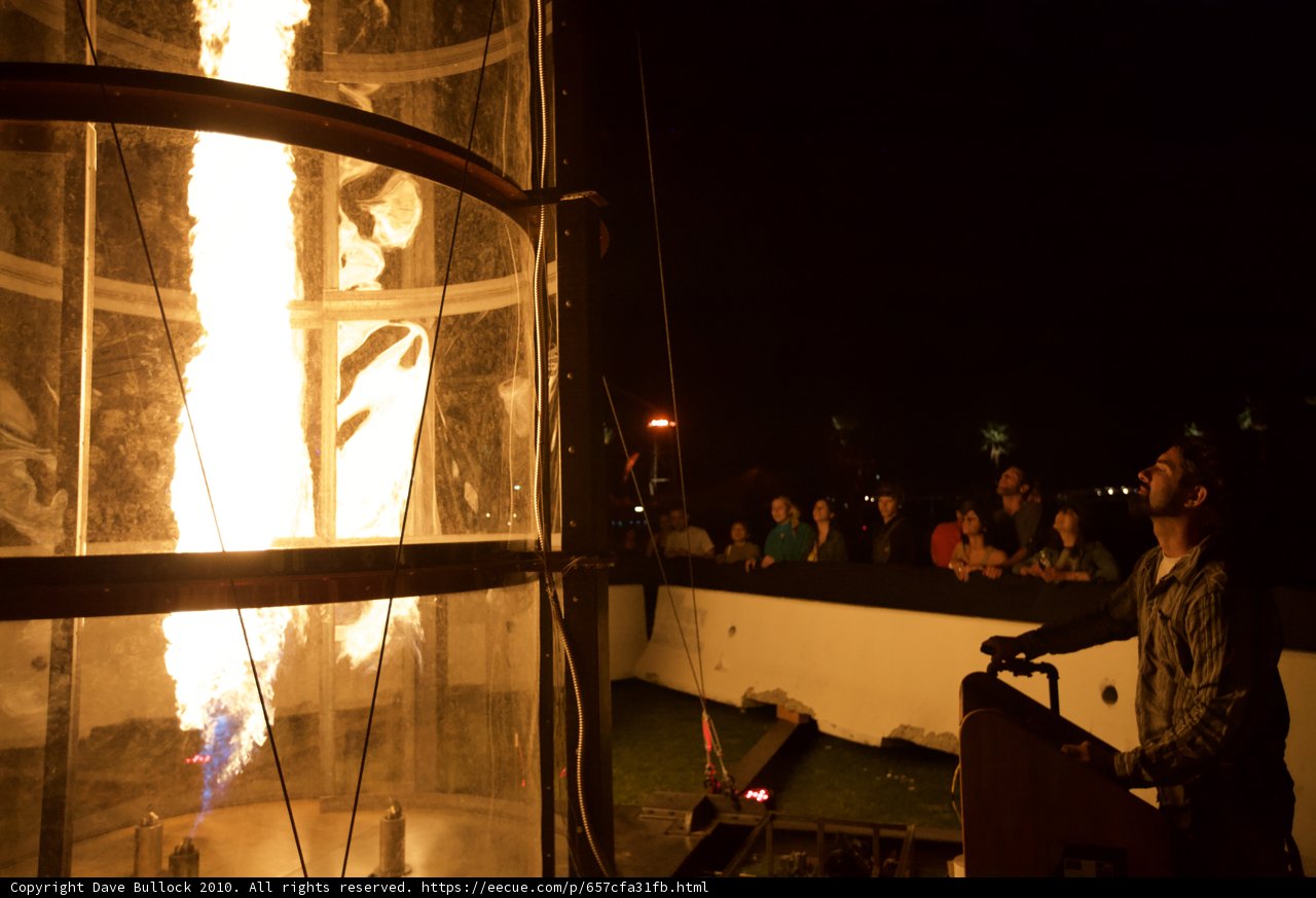 Flames and Faces at Coachella