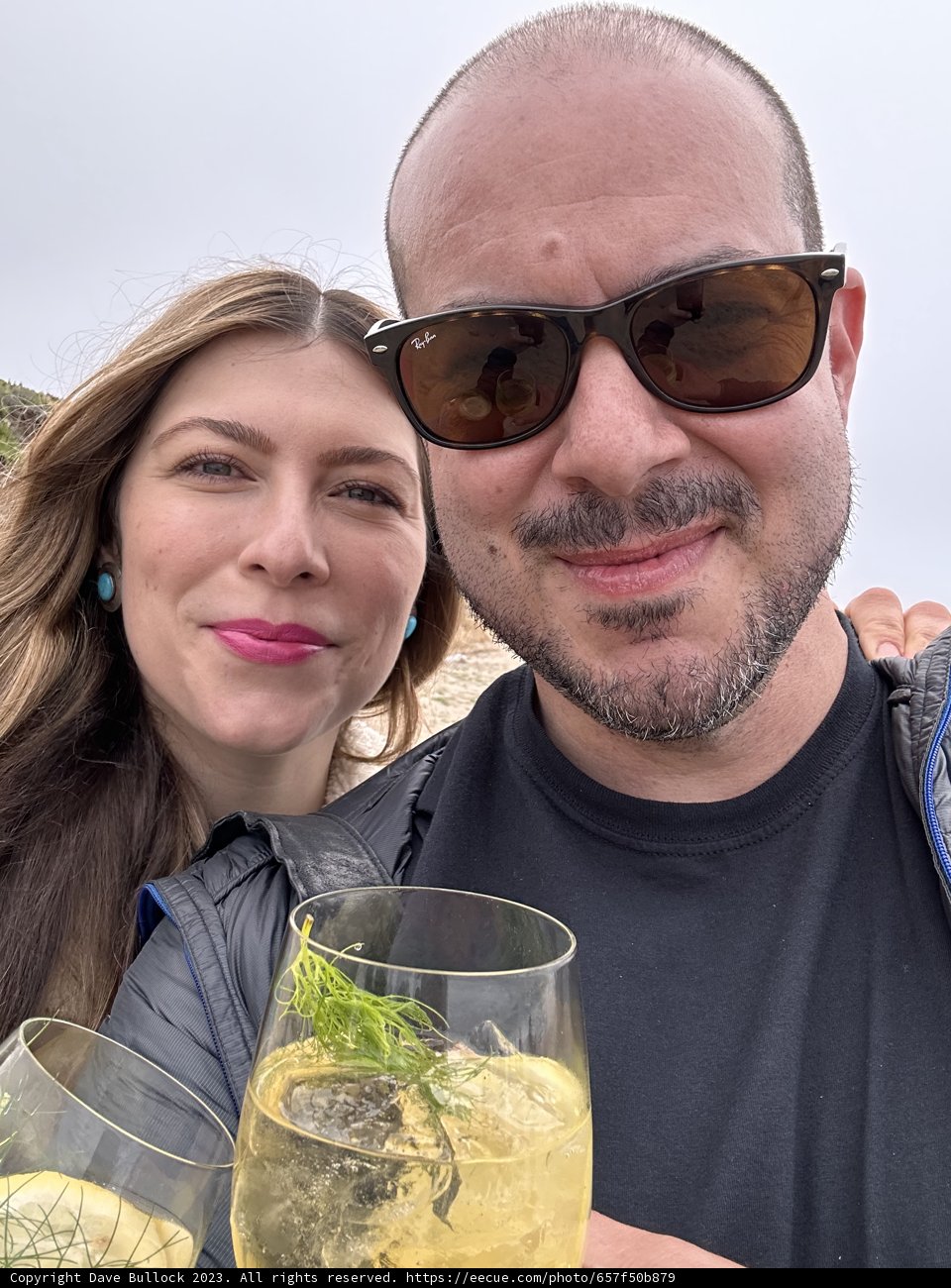 Cheers to the Moments: Dave and Lori at Pescadero