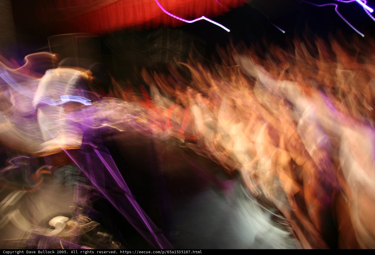 A Blurry Night at the Patterned Club