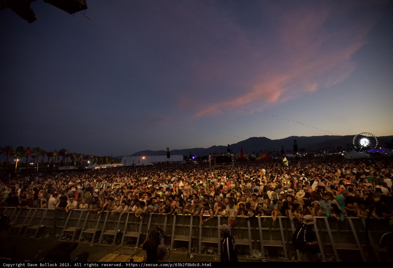 Coachella Concert Crowd