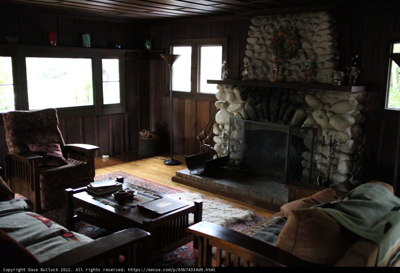 Cozy Living Room with Fireplace and Plush Seating