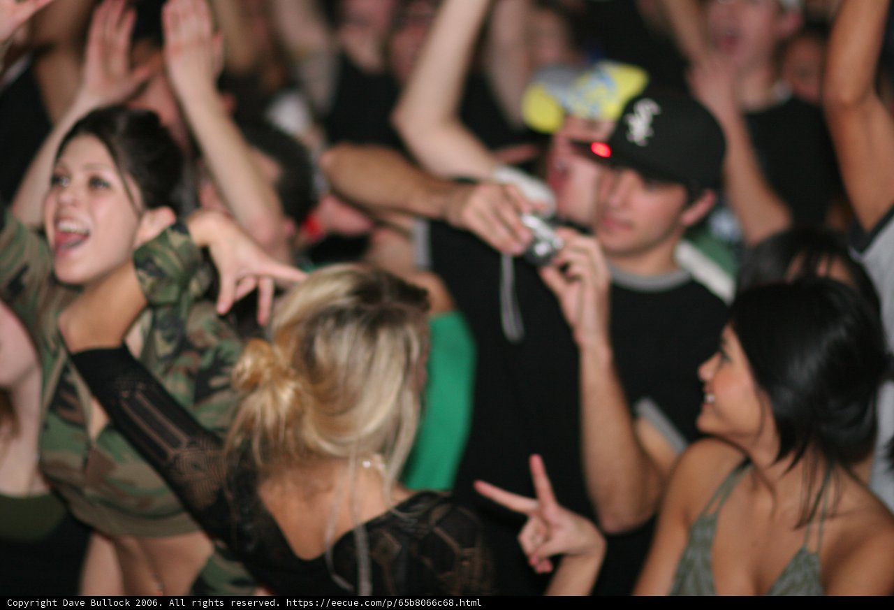 Partygoers Get Down At Urban Nightclub