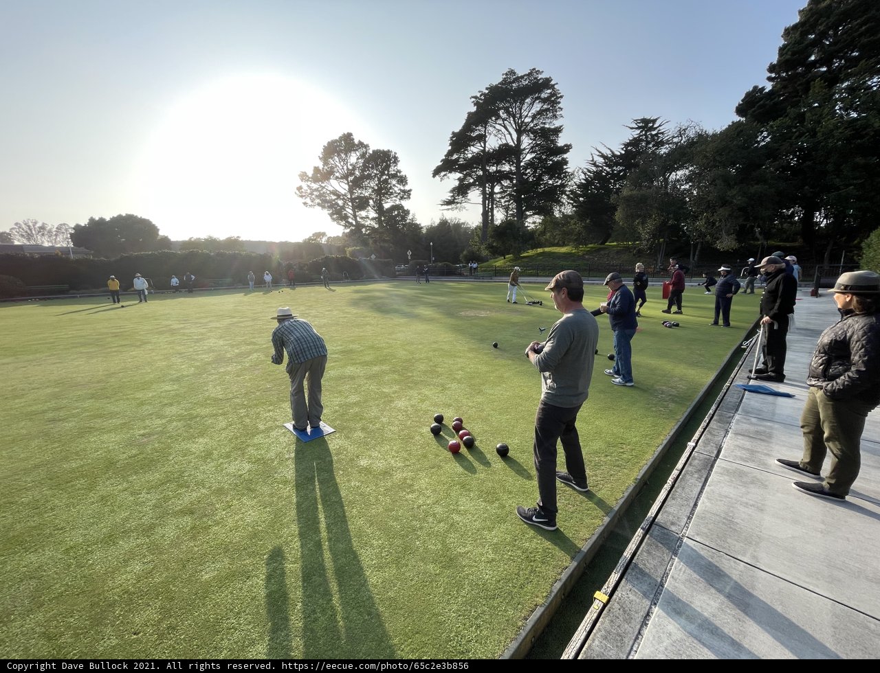 Playing Bowls at Golden Gate Park