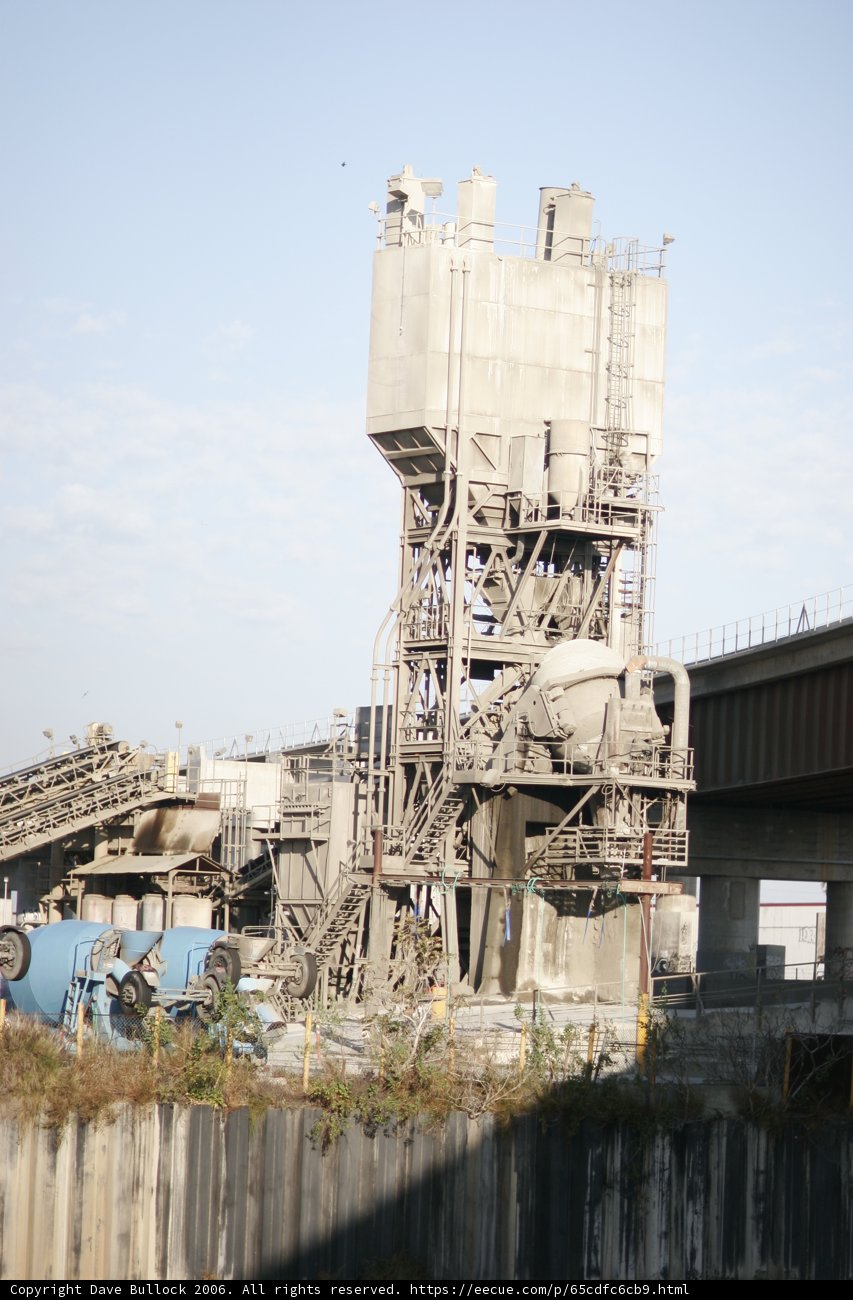 Towering Factory Crane