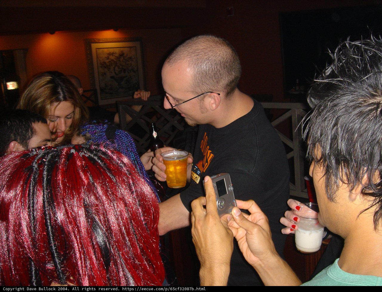 Red-Haired Man Enjoying A Night Out At A Pub