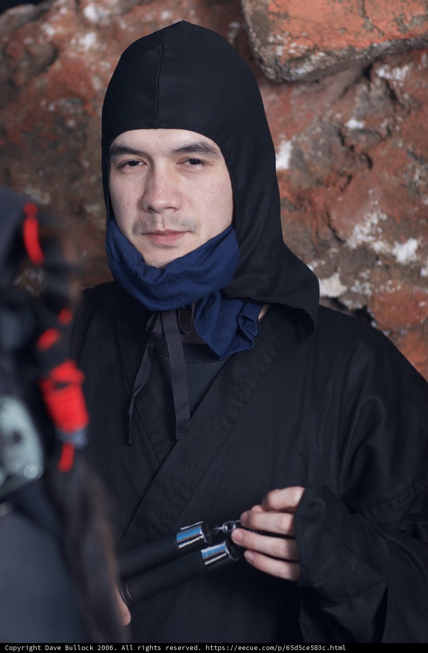 Black-Hooded Man