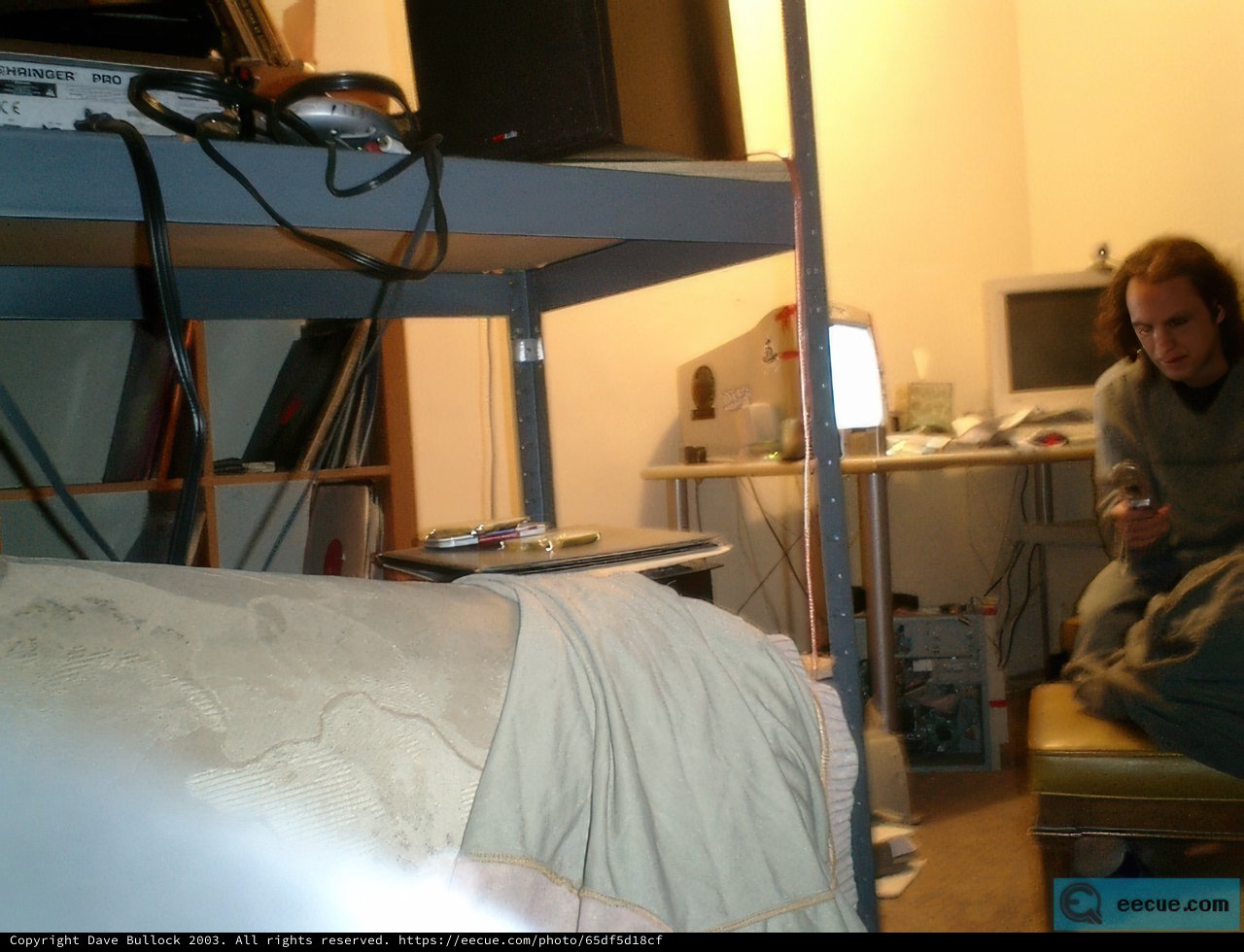 Late Night Work Session in the Dorm Room