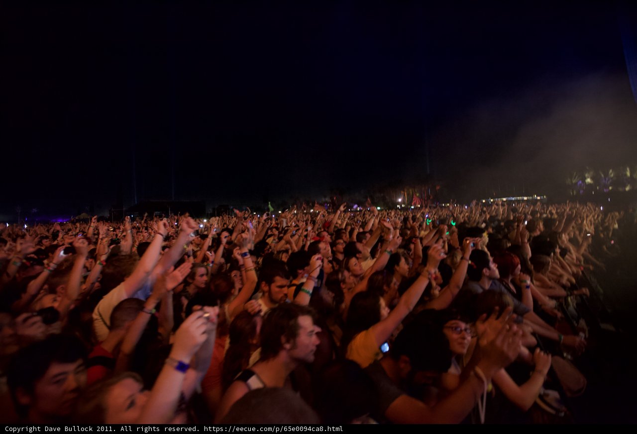 Saturday Night Crowd at Coachella 2011