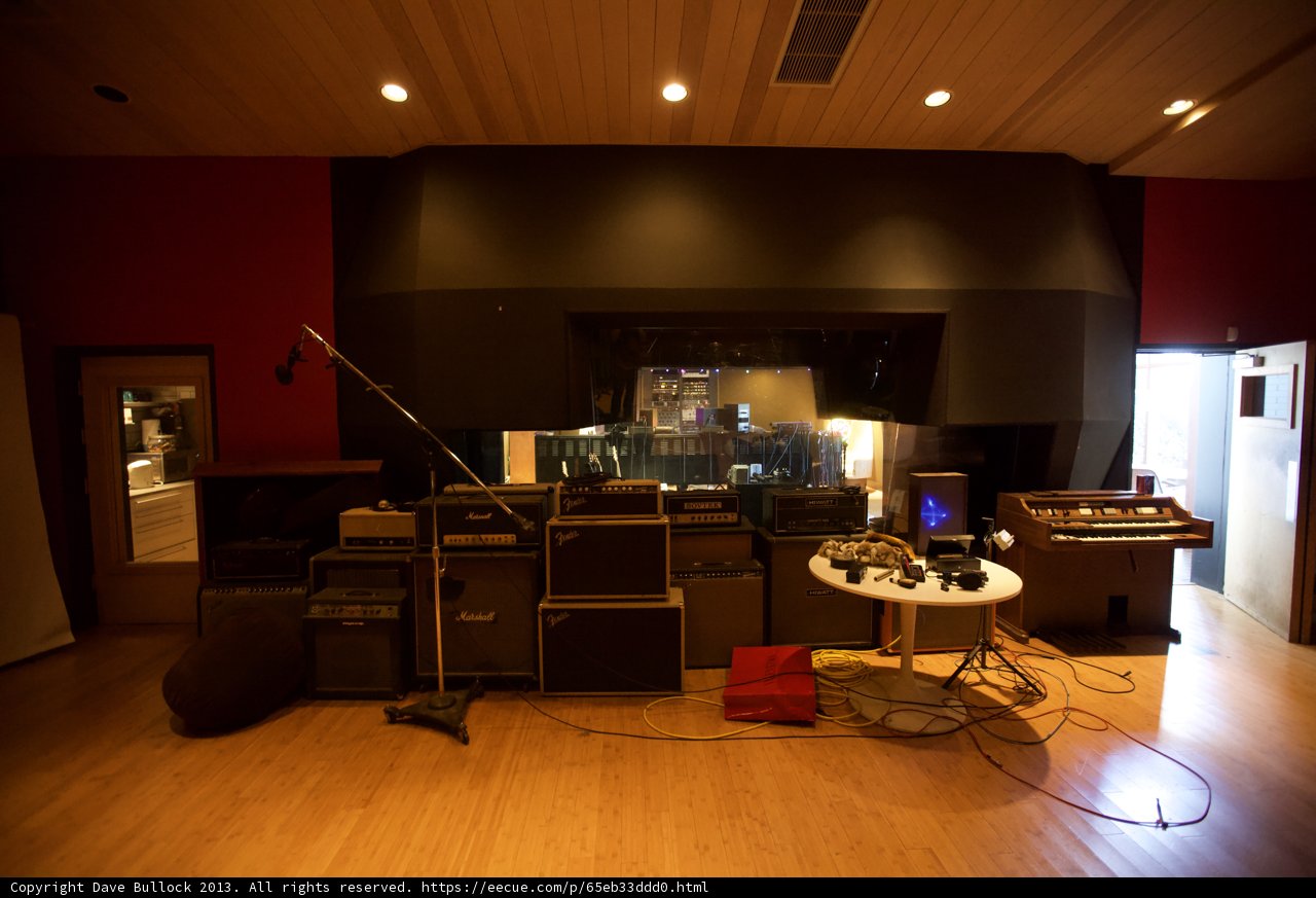 Inside a Professional Recording Studio